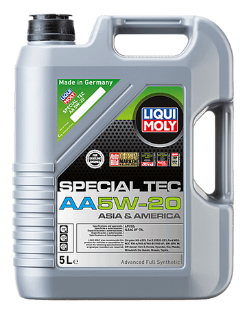 Aceite 5W-20 Liquimoly Full Synthetic + Filtro de Reemplazo | Combo 5 Quarts